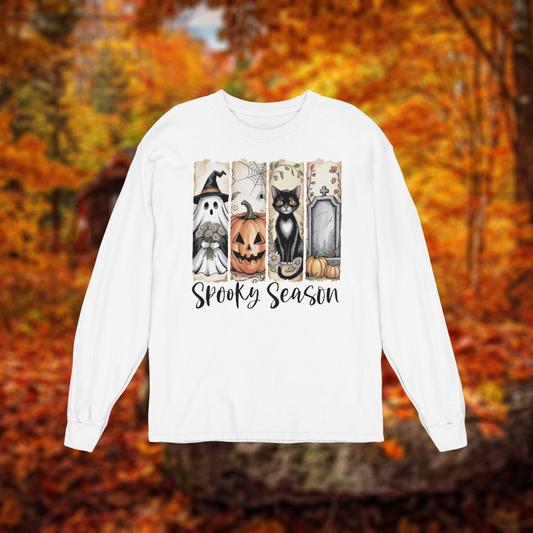 Unisex Long Sleeve Tee "Spooky Season" for Halloween BC3501
