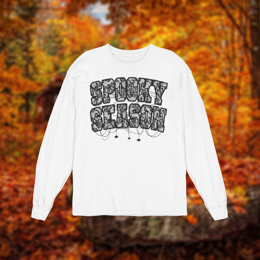 Unisex Long Sleeve Tee "Spooky Season Spiders" BC3501