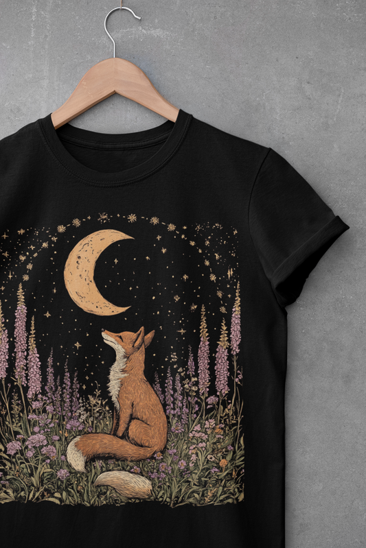 Unisex classic tee "The Fox Moon 01"