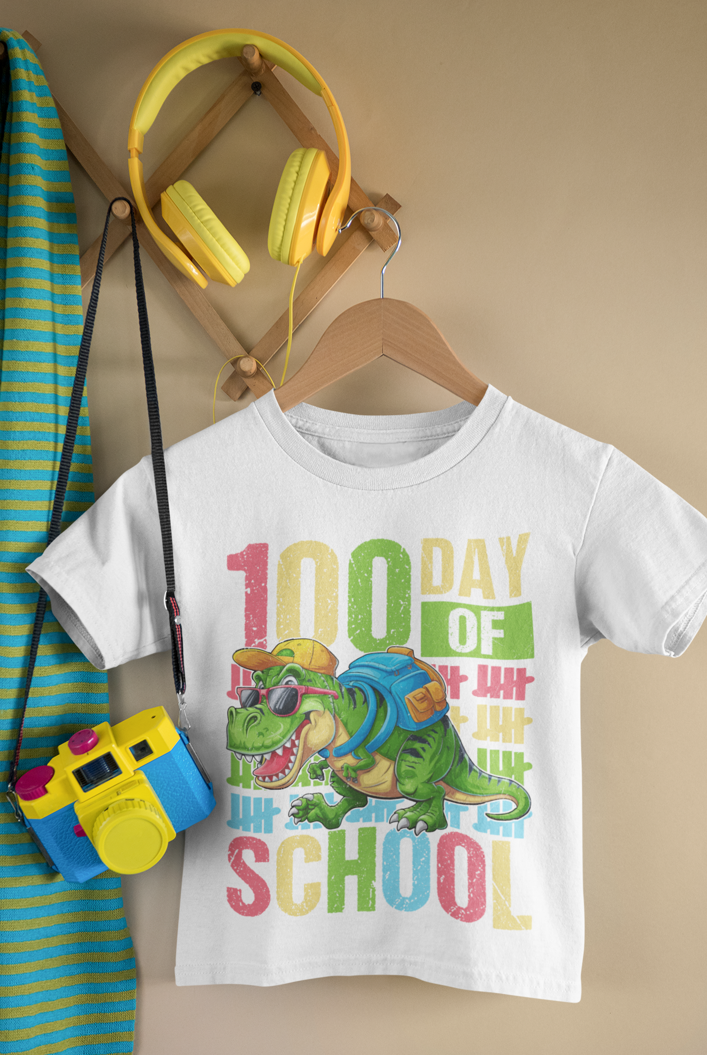 Youth classic tee "Dinosaur 100 Days of School"