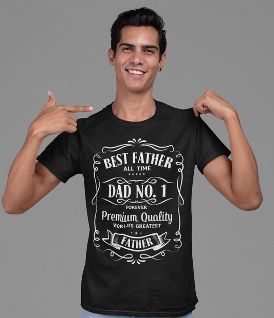 Unisex classic tee "Best Father, Dad Shirt" JD Hack