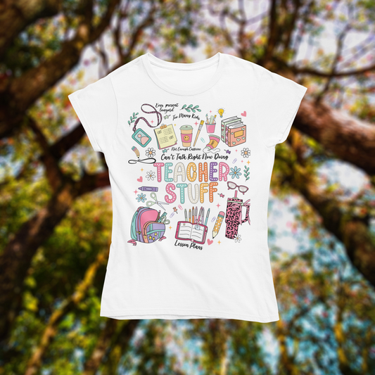 Unisex classic tee "Teacher Stuff"