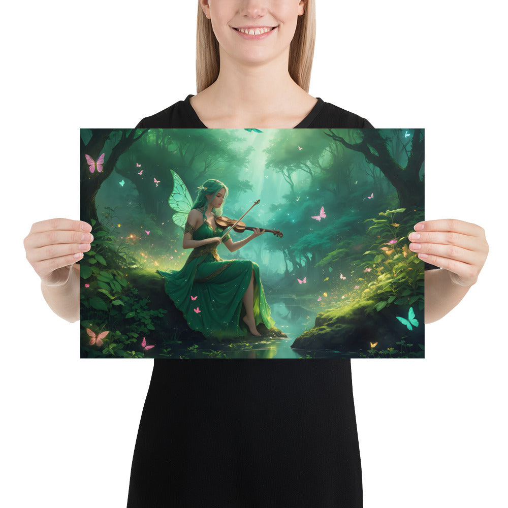 Premium Luster Photo "The Violin Fairy"