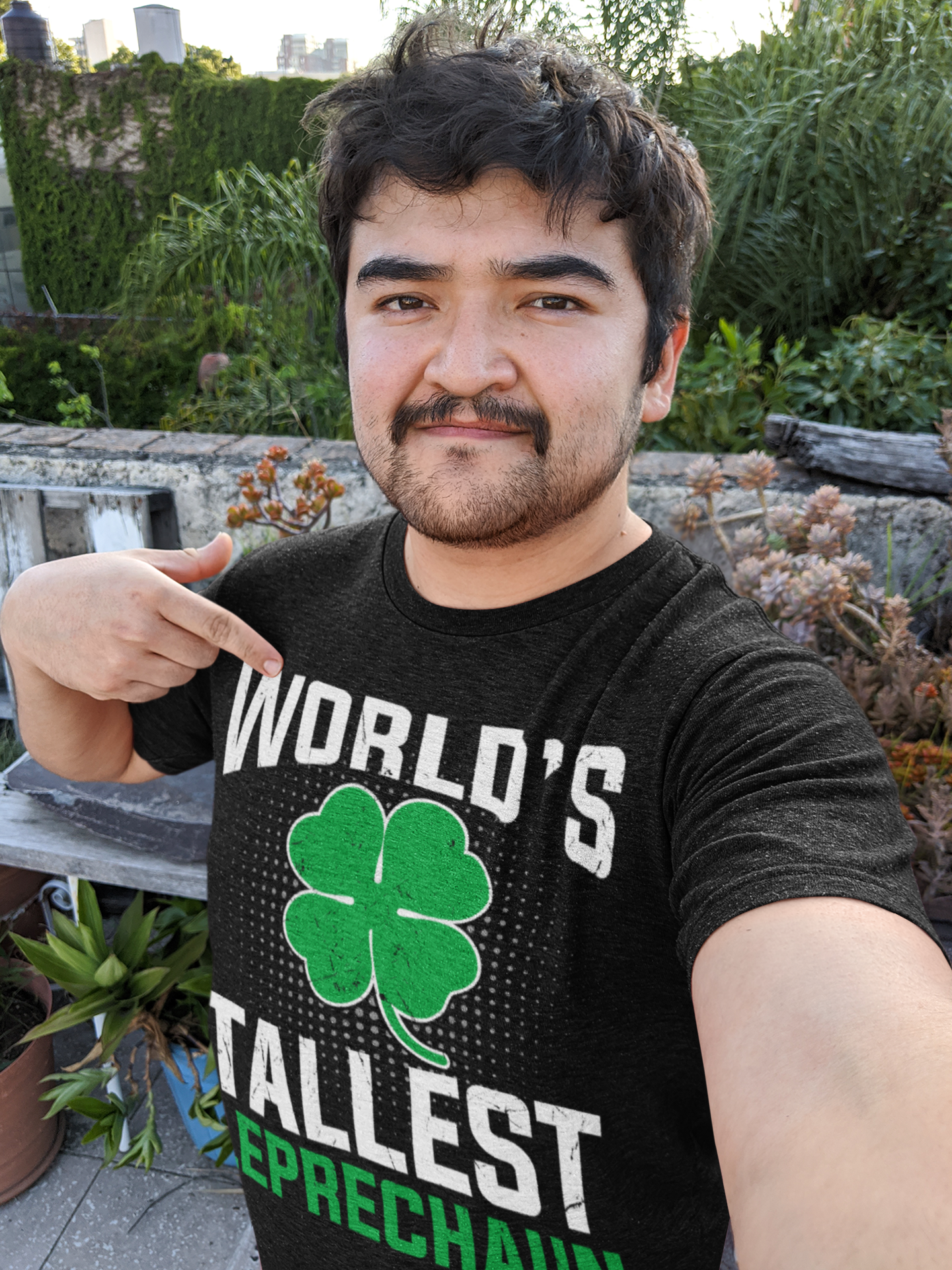 Unisex classic tee "St. Patrick's World's Tallest Leprechaun"
