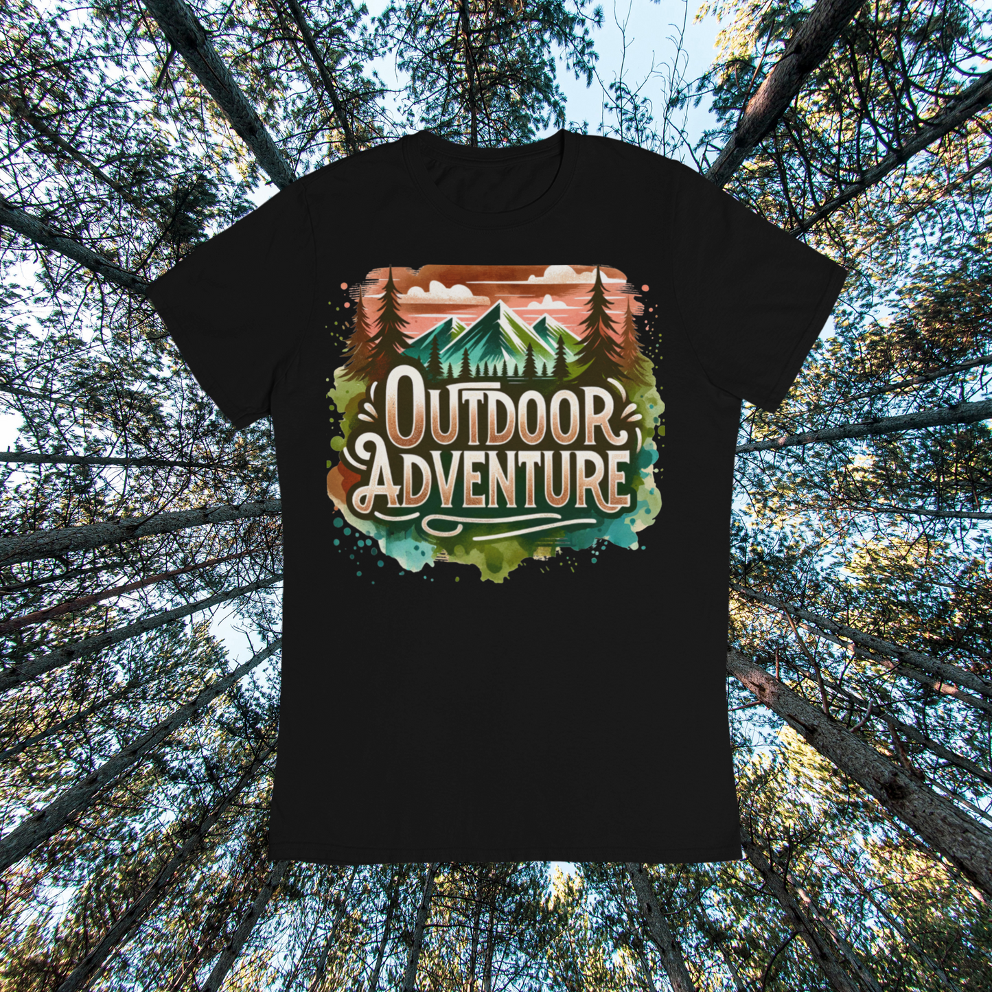 Gildan Women’s basic softstyle t-shirt "OUTDOOR ADVENTURE"