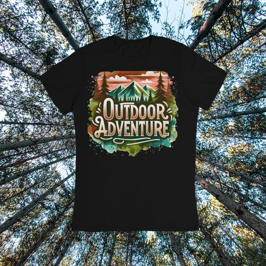 Gildan Women’s basic softstyle t-shirt "OUTDOOR ADVENTURE"