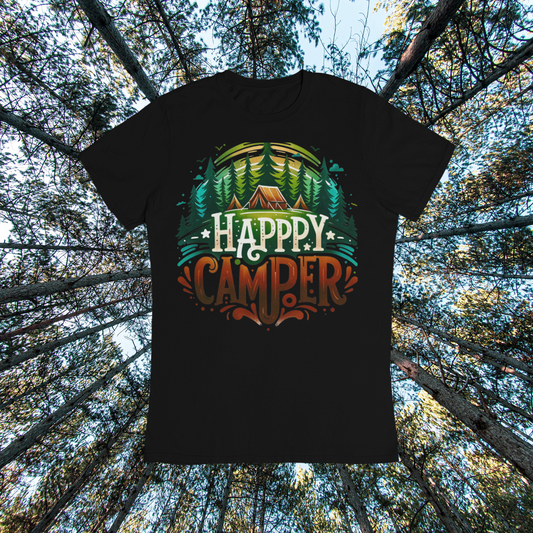 Gildan's basic softstyle t-shirt "HAPPY CAMPER" 64000