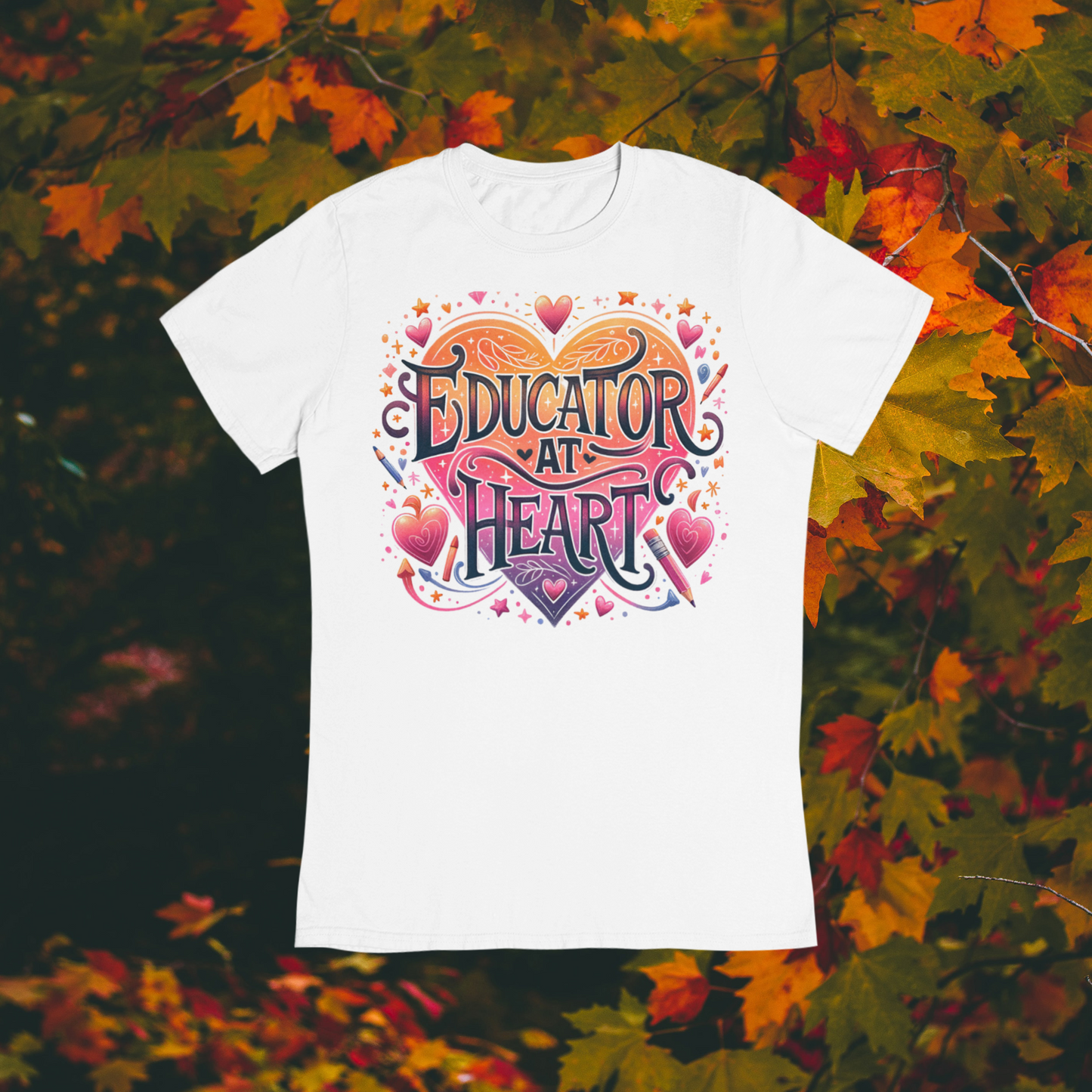 Softstyle Unisex T-Shirt "Educator at Heart"