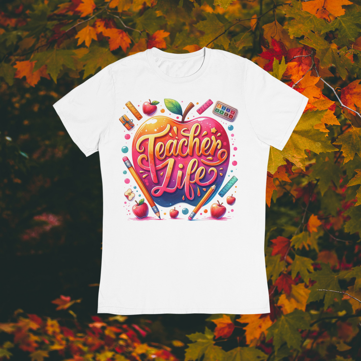 Short-Sleeve Unisex T-Shirt "Teacher Life" Softstyle | Gildan 64000
