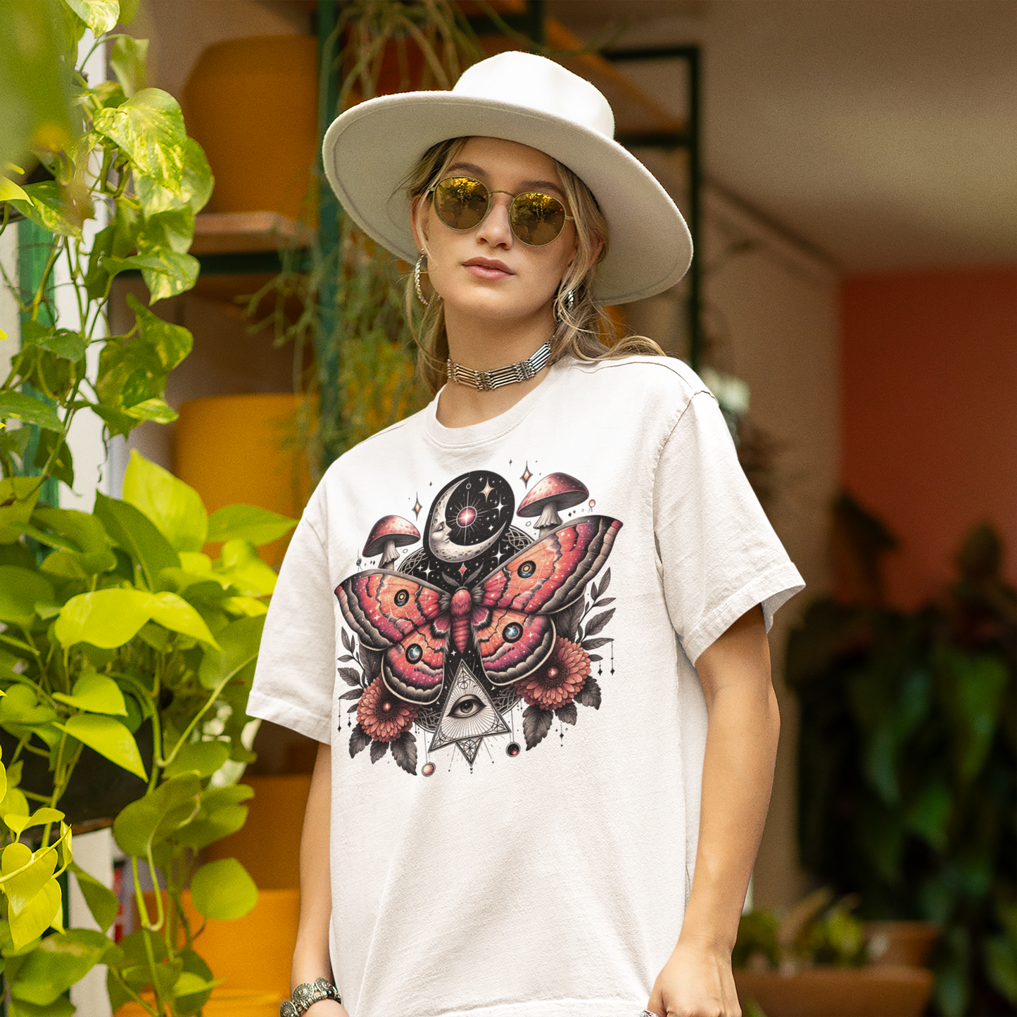 Women’s basic softstyle t-shirt "Celestial Morh 04"