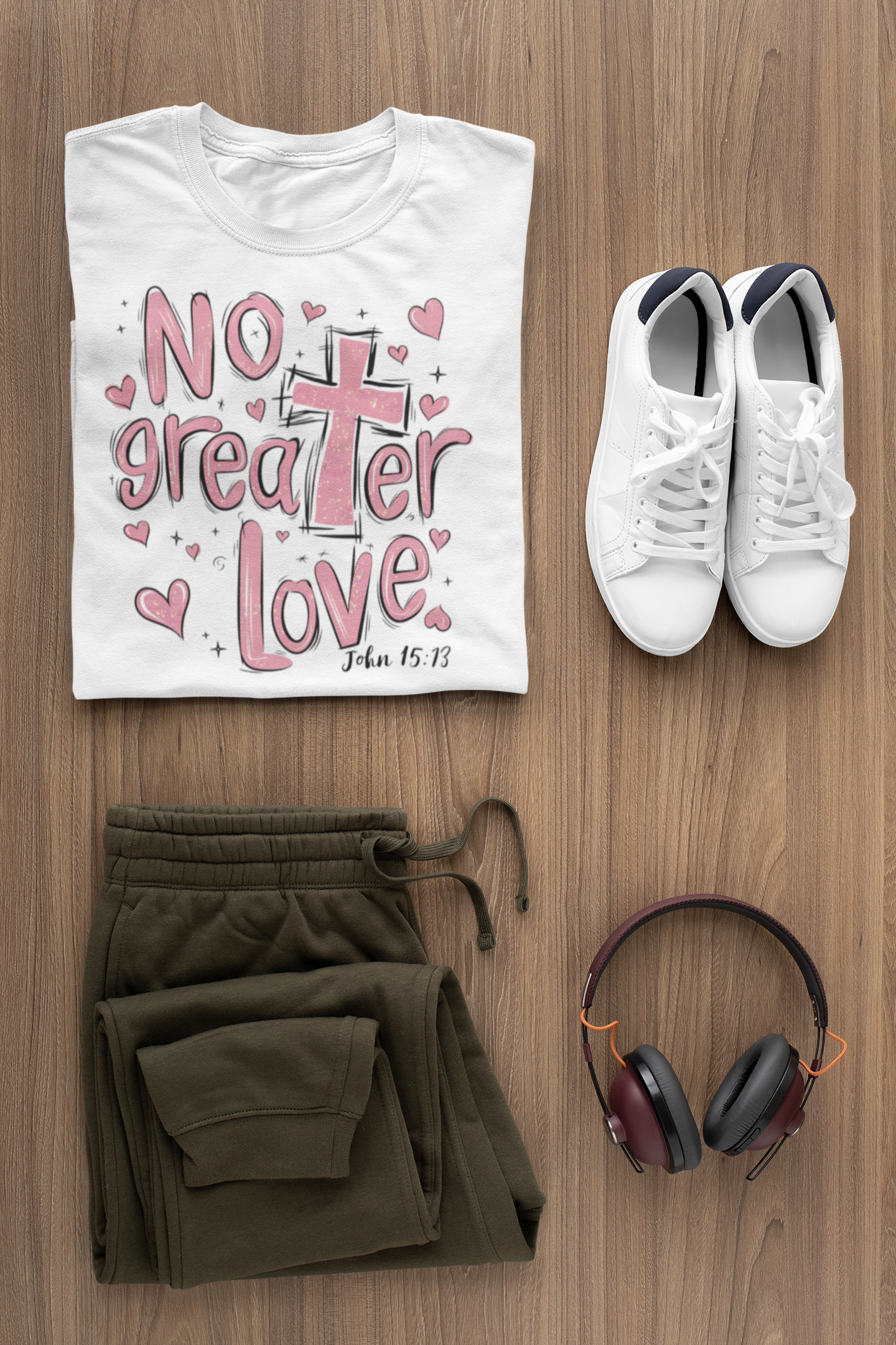 Unisex classic tee "No Greater Love"