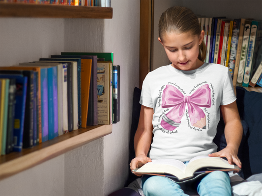 Youth Short Sleeve T-Shirt "100 Days of School"