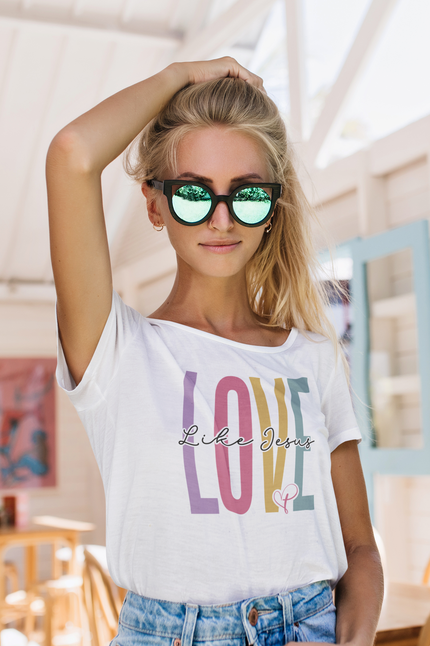 Unisex classic tee Love Like Jesus