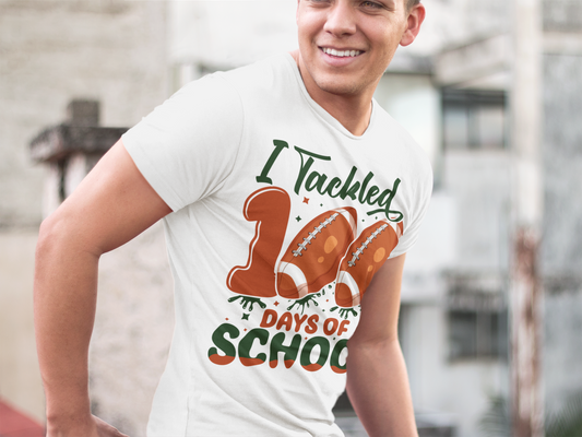 Unisex classic tee "I Tackled 100 Days of School"