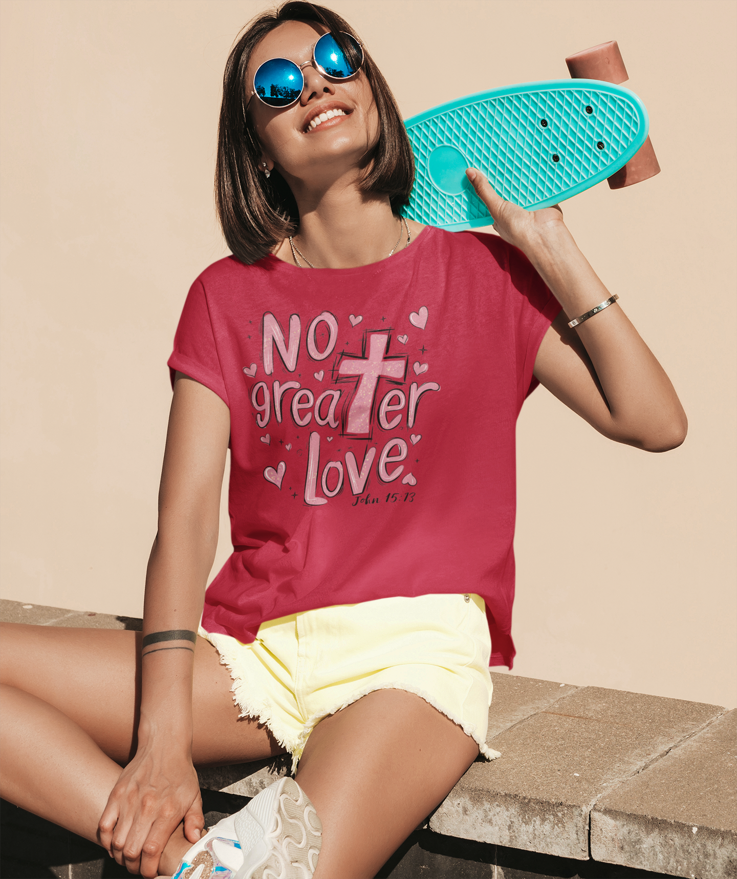 Unisex classic tee "No Greater Love"
