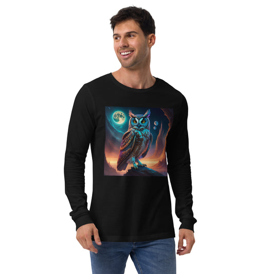 Long Eared Owl - Unisex Long Sleeve Tee