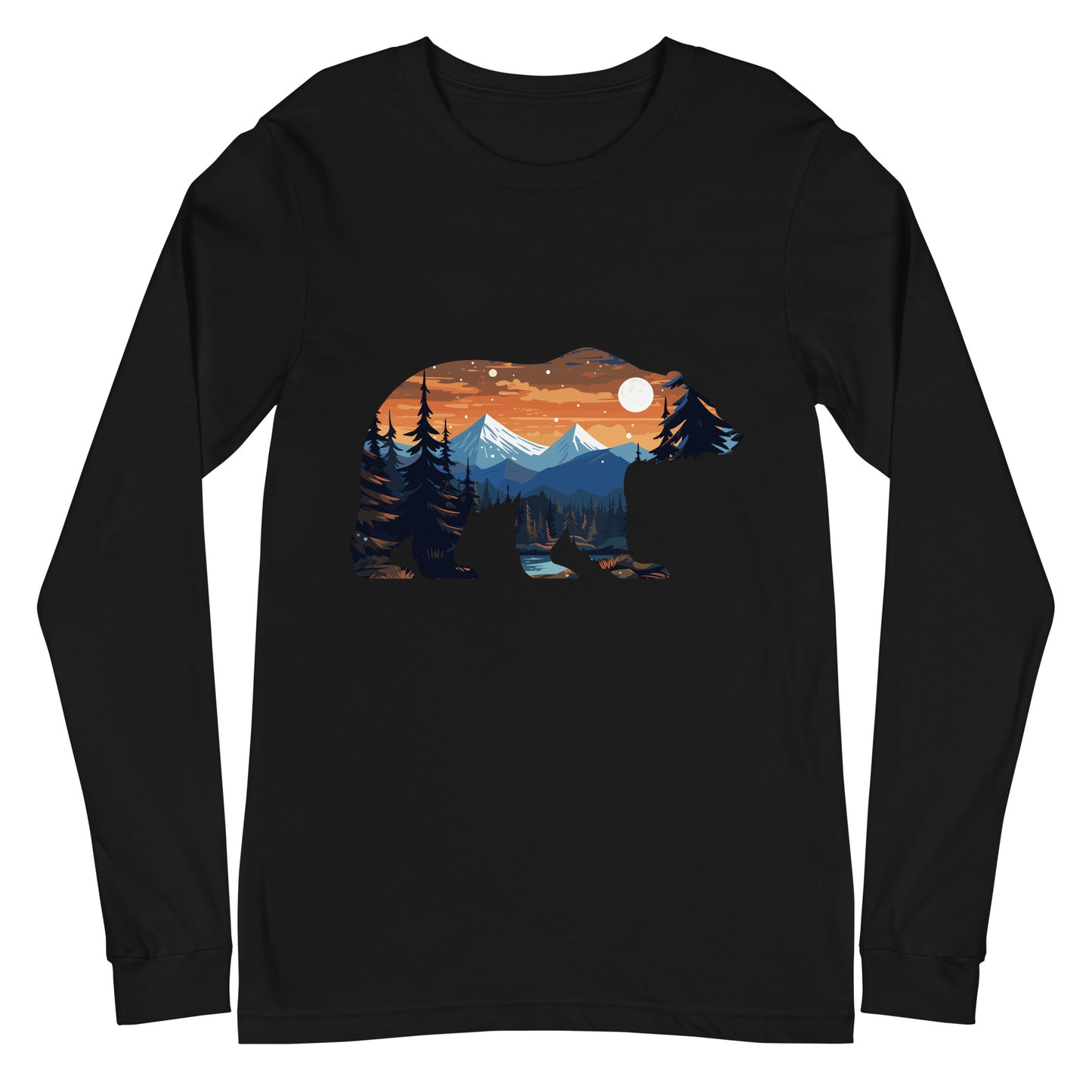 Bear Landscape 4.8 - Unisex Long Sleeve Tee