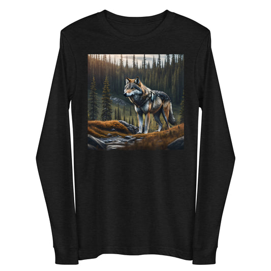 Wilderness Wolf Unisex Long Sleeve Tee