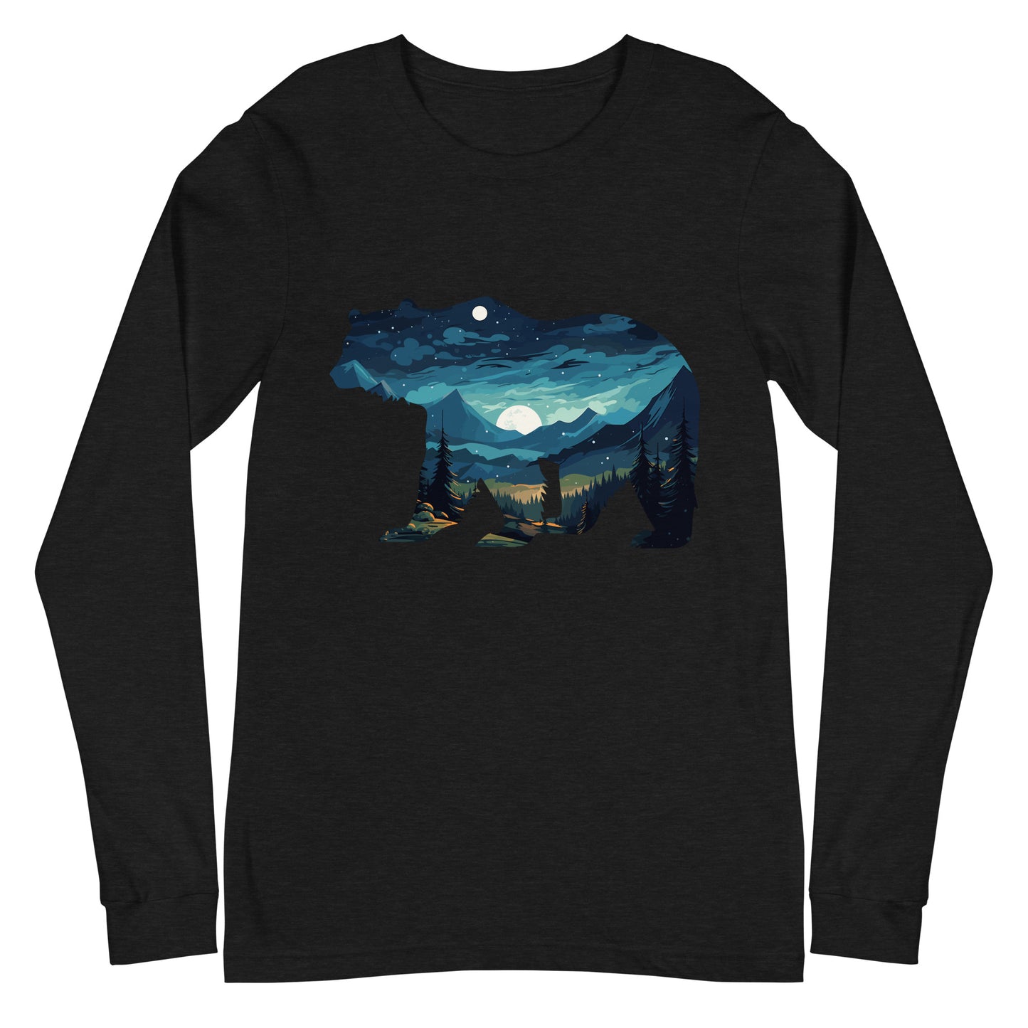 Bear Landscape 1.5 - Unisex Long Sleeve Tee