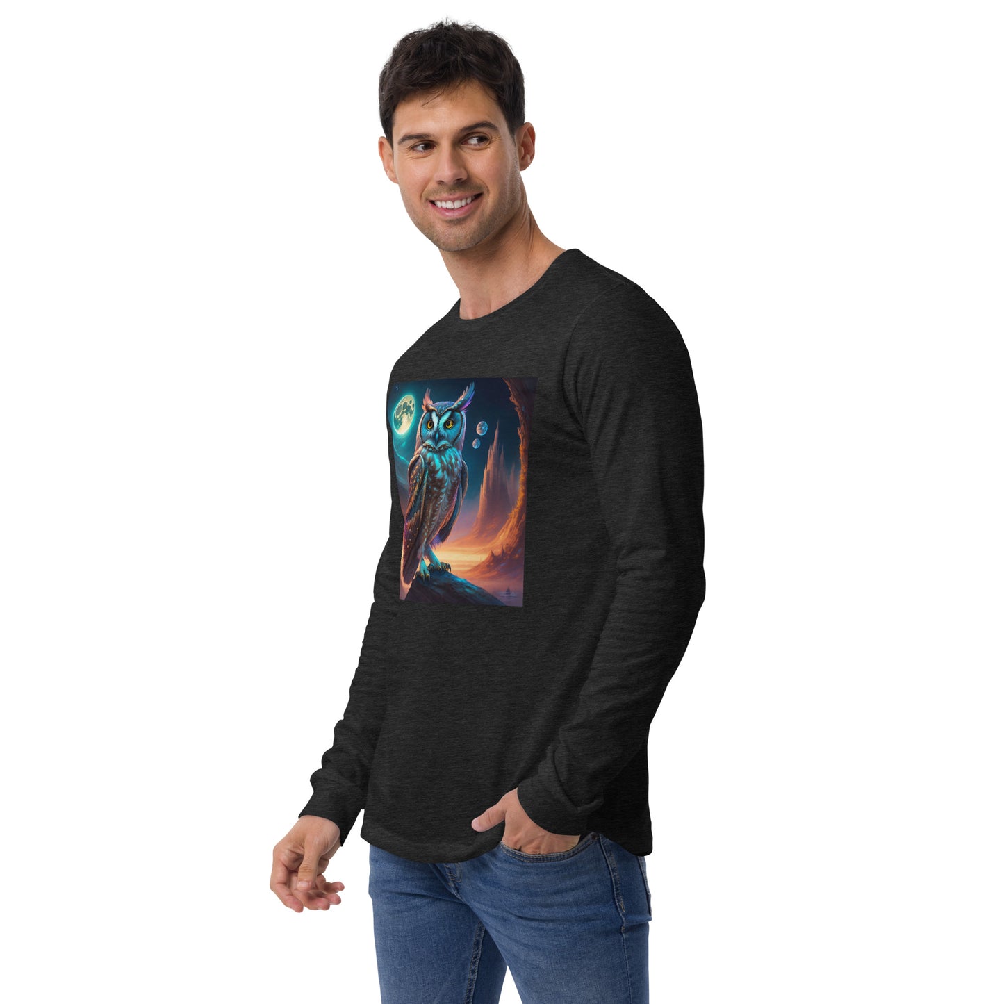 Long Eared Owl - Unisex Long Sleeve Tee