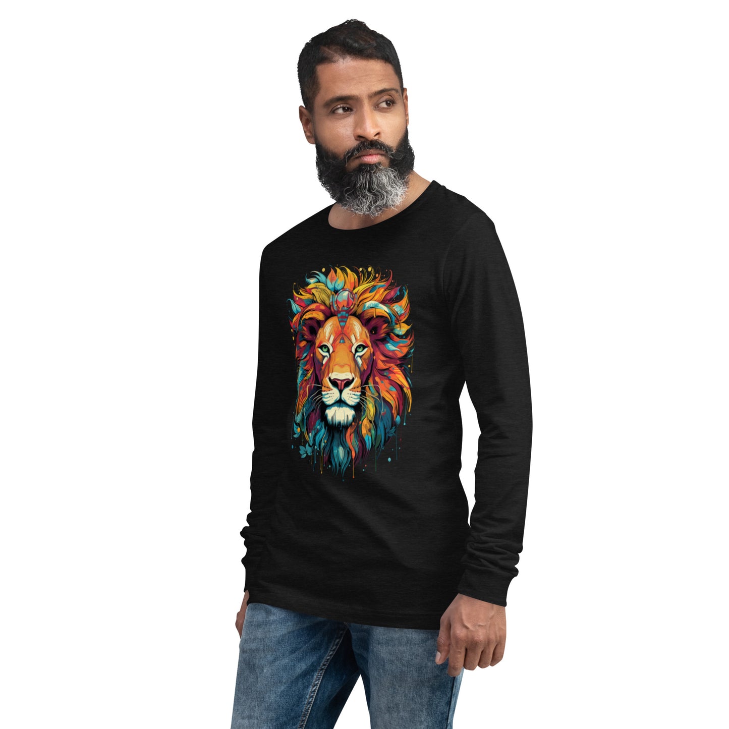 Sr. Dazzling the Lion - Unisex Long Sleeve Tee