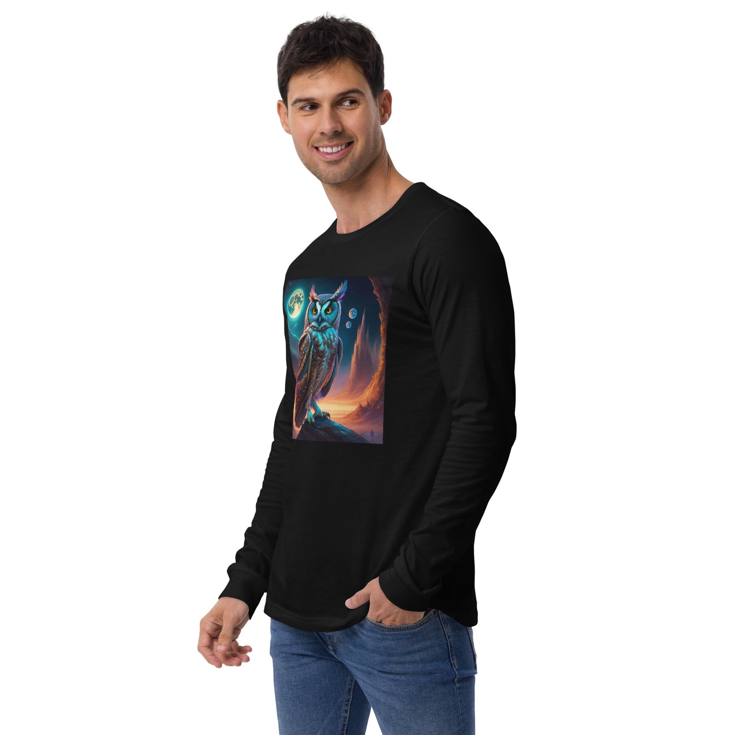 Long Eared Owl - Unisex Long Sleeve Tee
