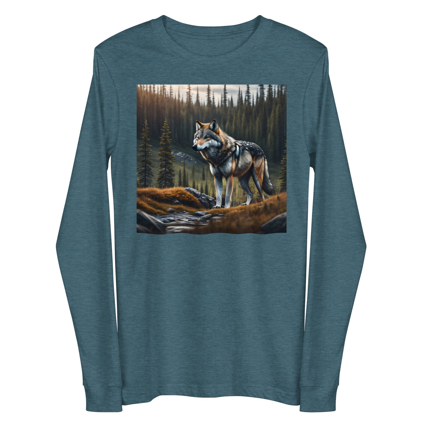 Wilderness Wolf Unisex Long Sleeve Tee