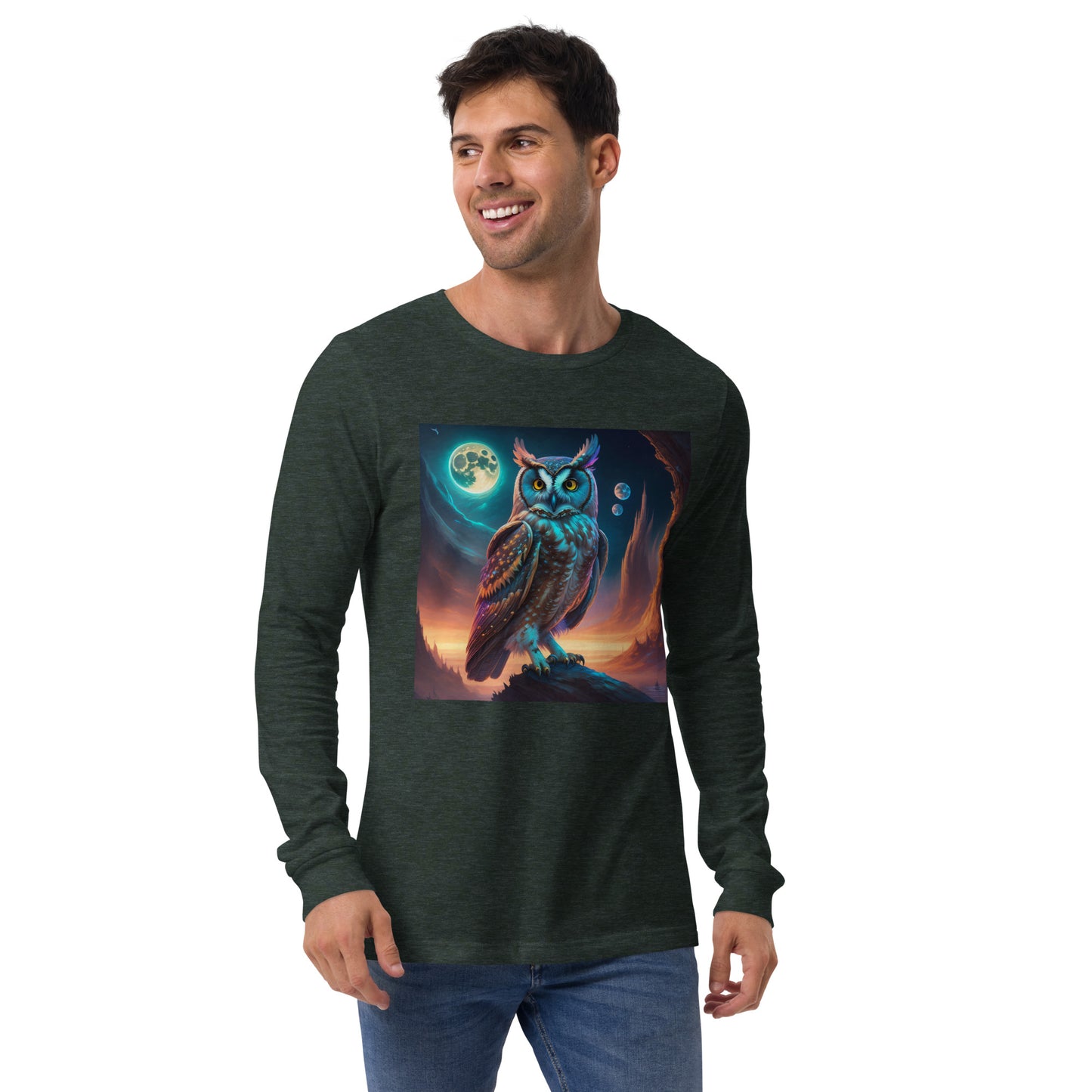 Long Eared Owl - Unisex Long Sleeve Tee