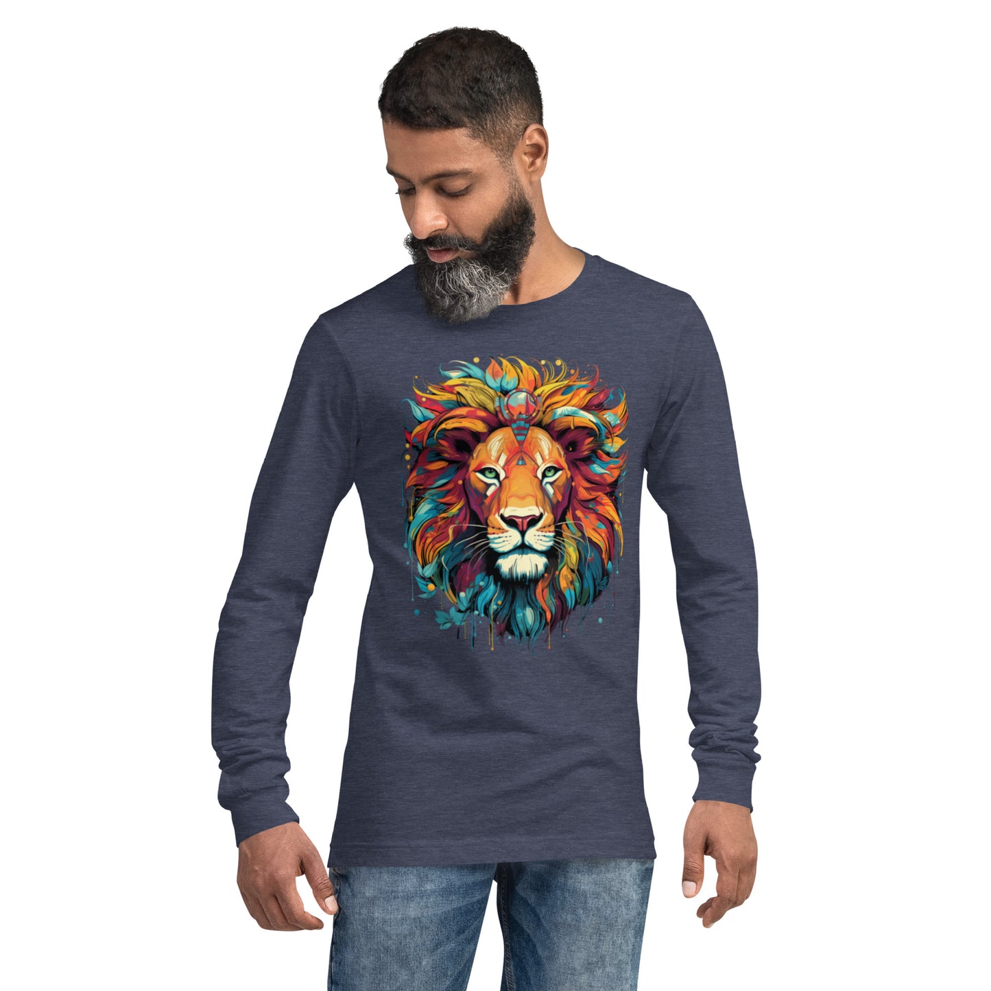 Sr. Dazzling the Lion - Unisex Long Sleeve Tee