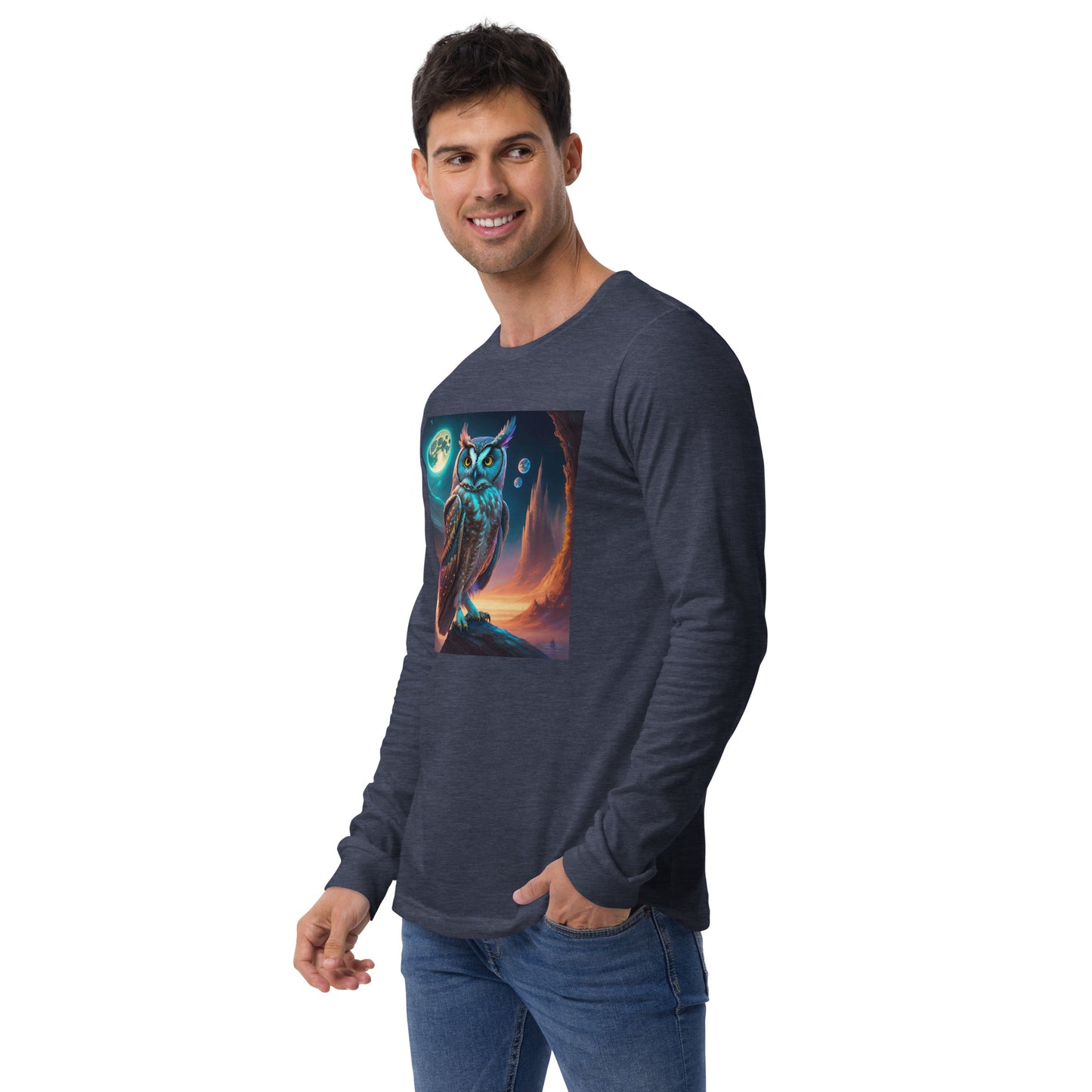 Long Eared Owl - Unisex Long Sleeve Tee