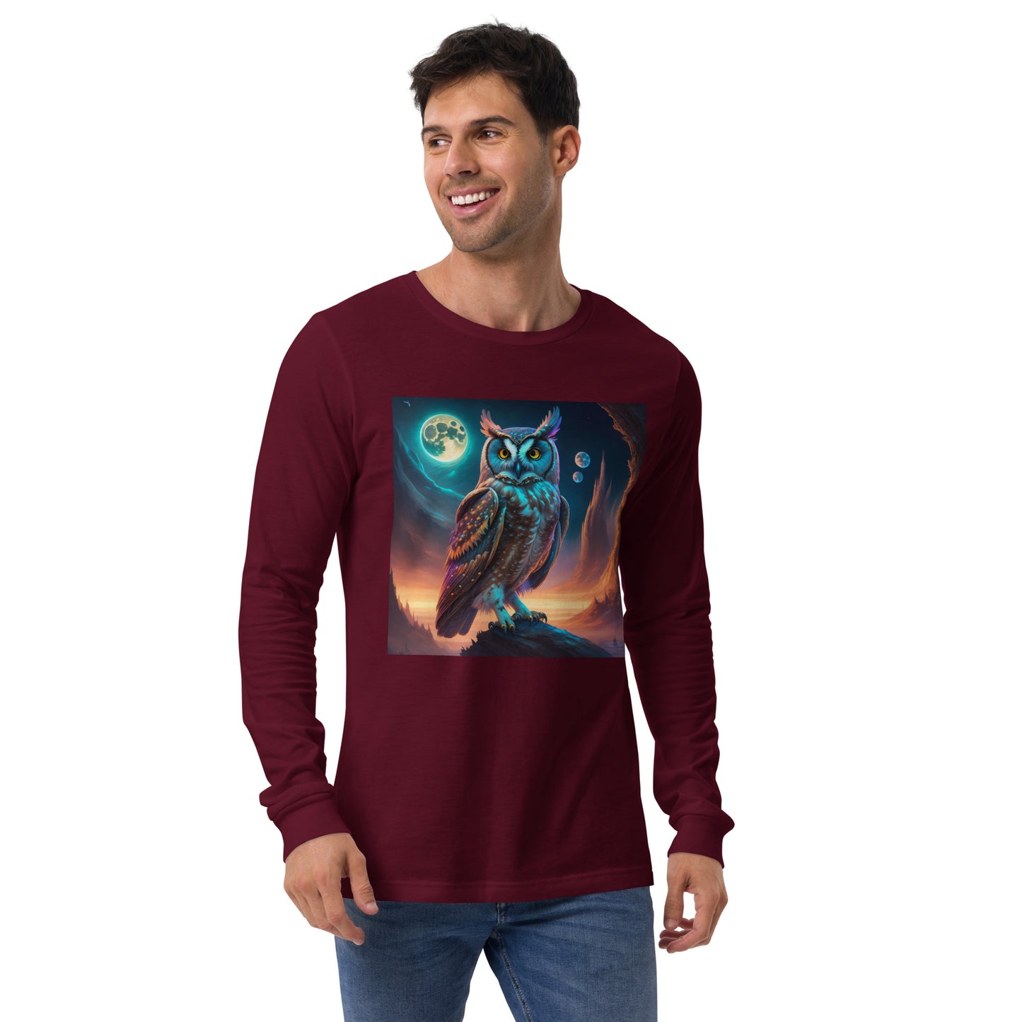 Long Eared Owl - Unisex Long Sleeve Tee