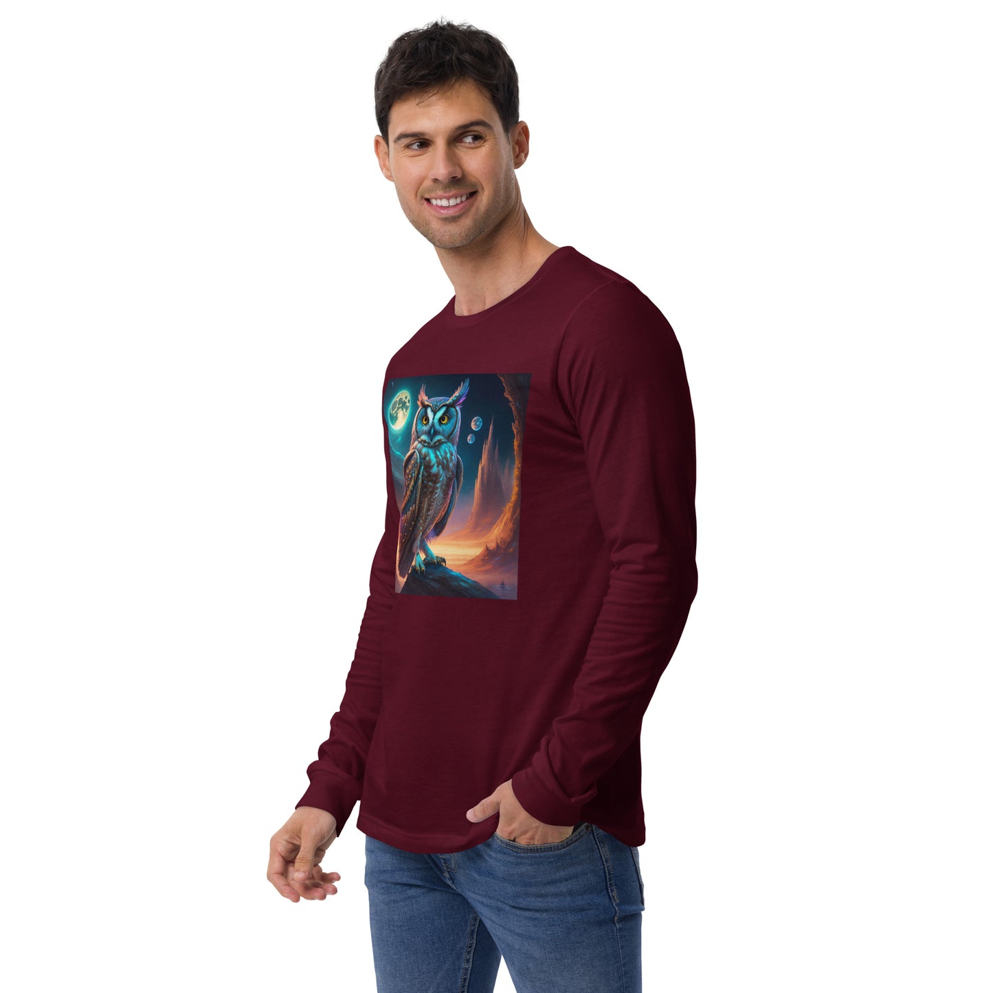 Long Eared Owl - Unisex Long Sleeve Tee
