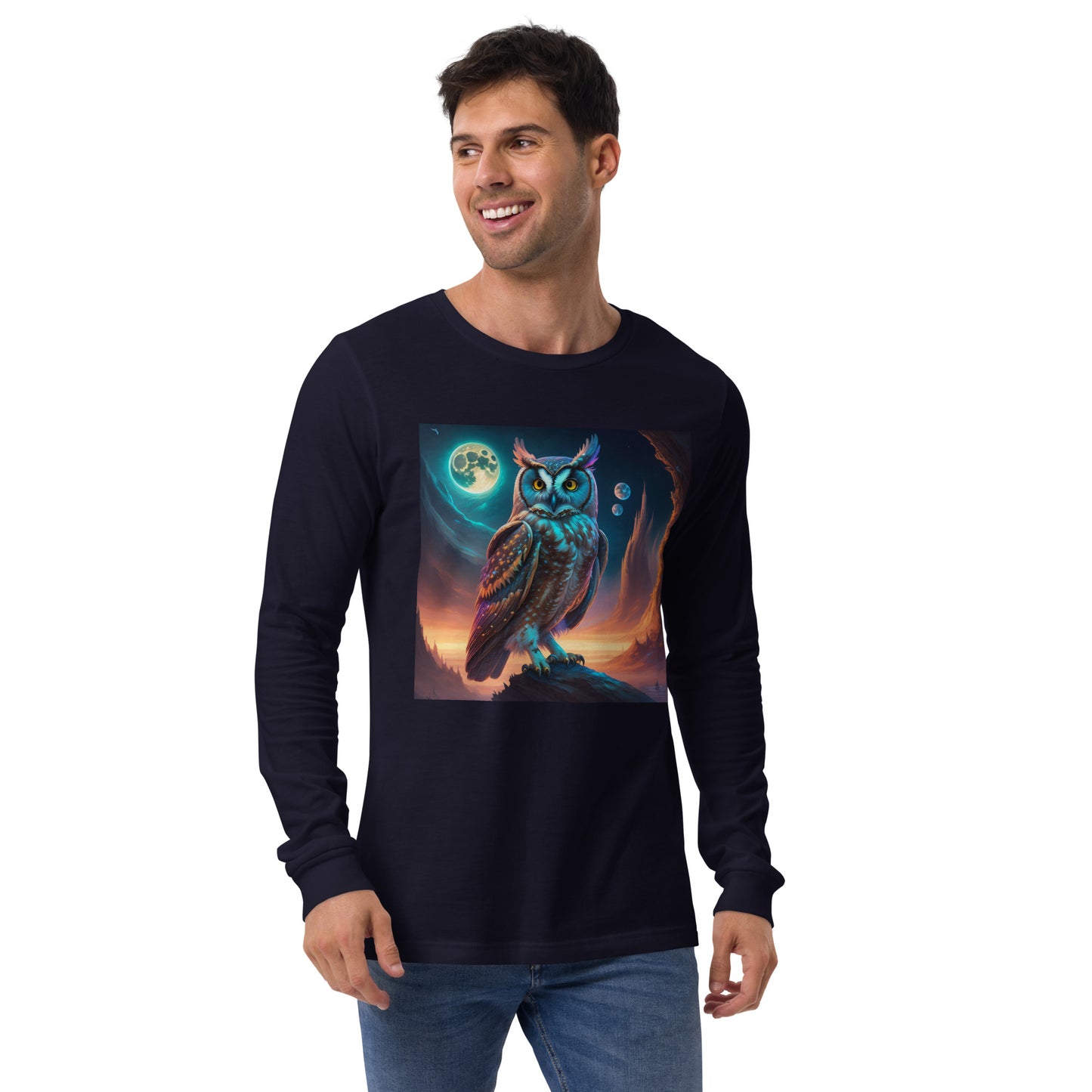 Long Eared Owl - Unisex Long Sleeve Tee