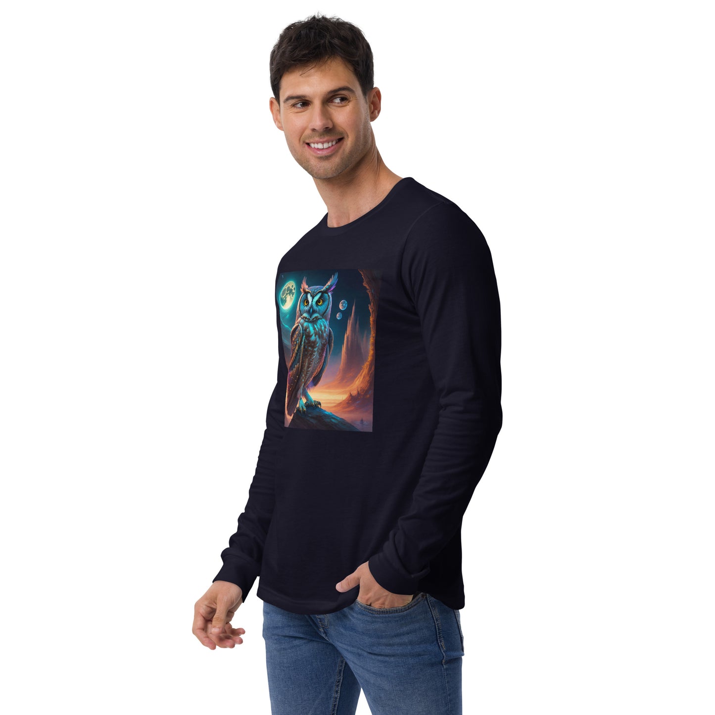 Long Eared Owl - Unisex Long Sleeve Tee