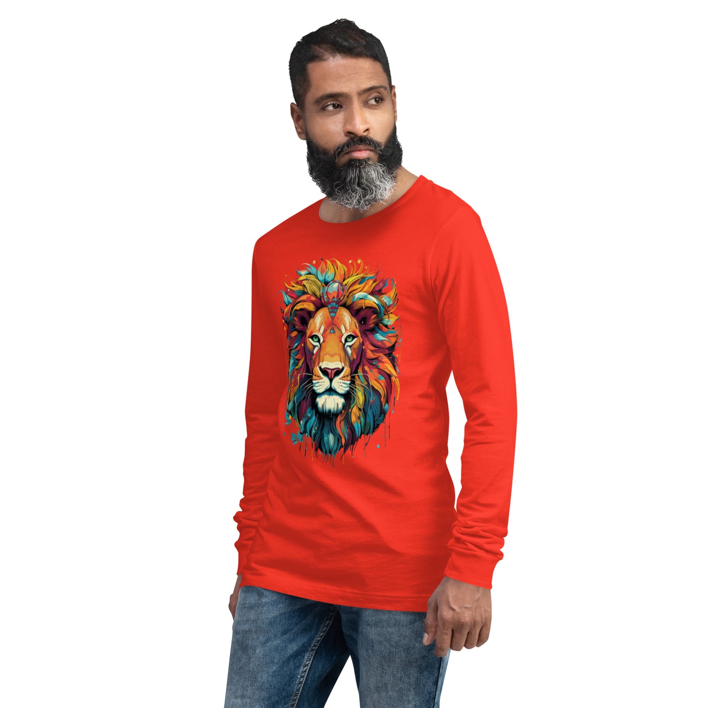Sr. Dazzling the Lion - Unisex Long Sleeve Tee