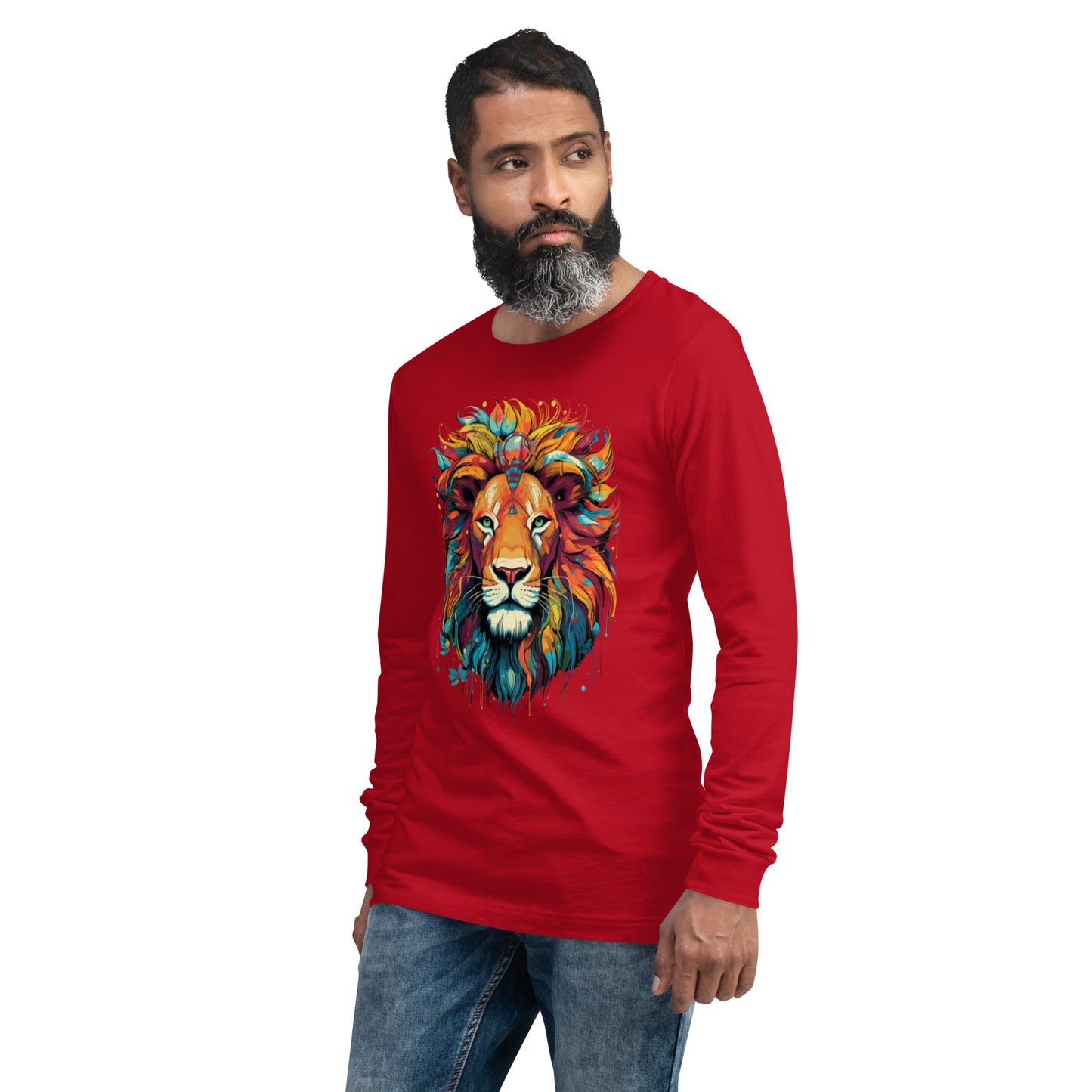 Sr. Dazzling the Lion - Unisex Long Sleeve Tee