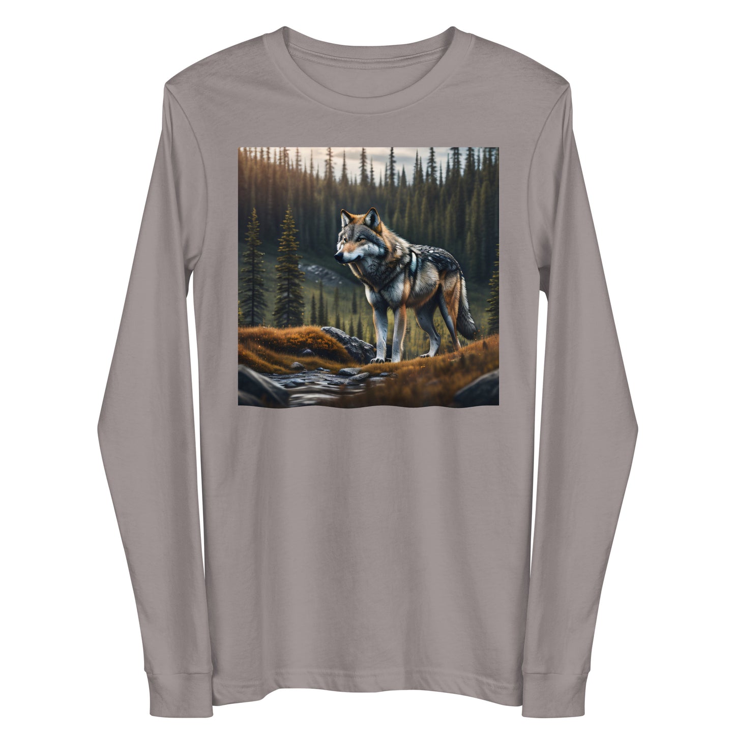 Wilderness Wolf Unisex Long Sleeve Tee