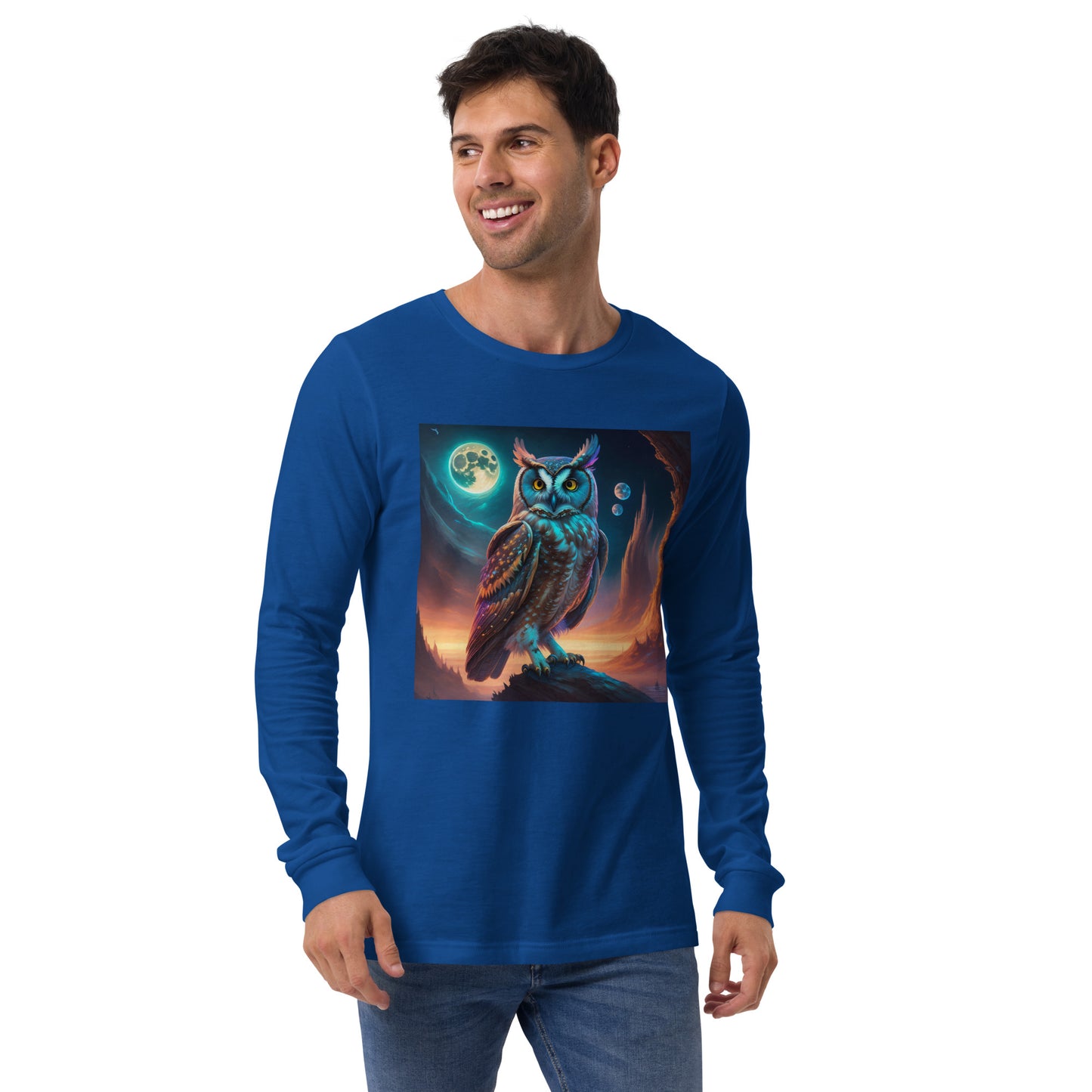 Long Eared Owl - Unisex Long Sleeve Tee