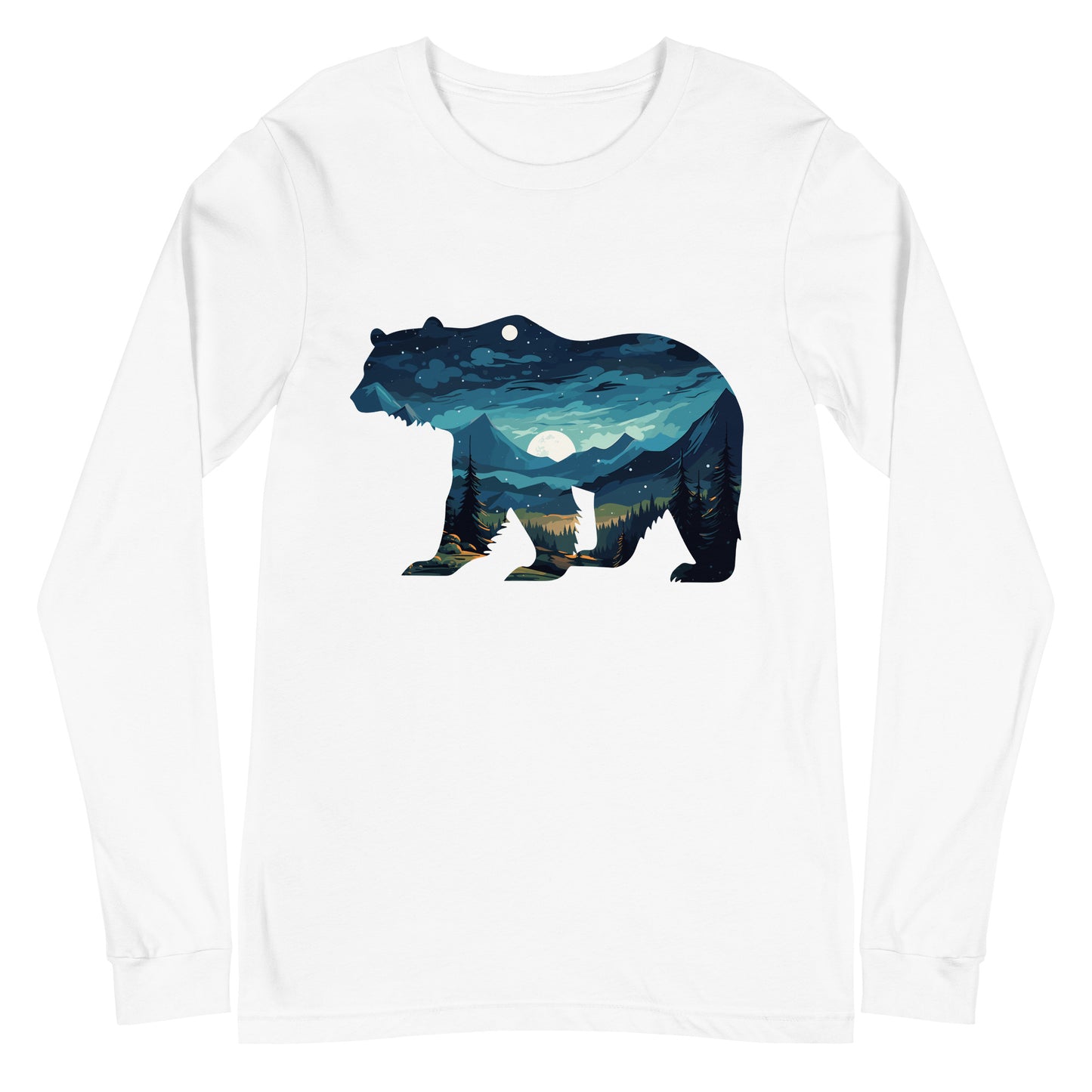 Bear Landscape 1.5 - Unisex Long Sleeve Tee