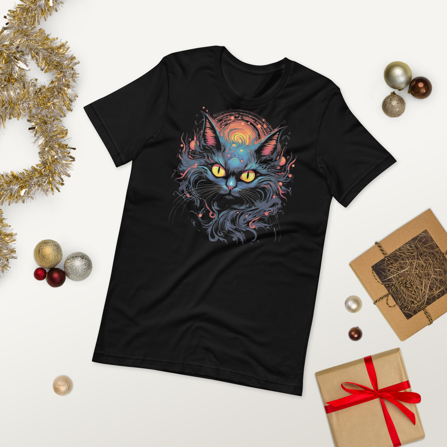 Unisex t-shirt  "Air" The Black Cat
