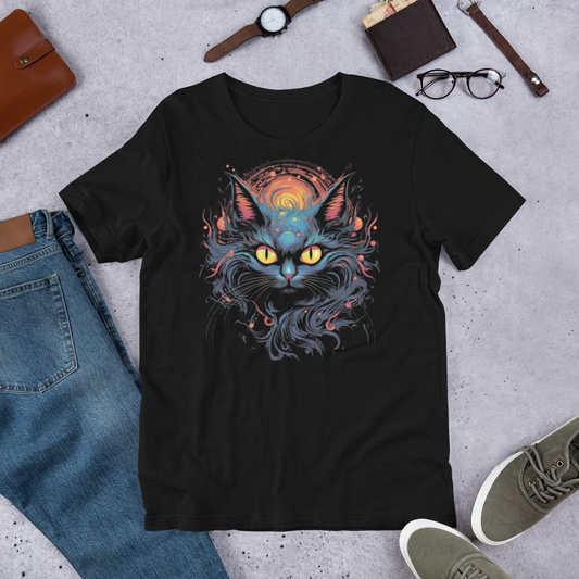 Unisex t-shirt  "Air" The Black Cat
