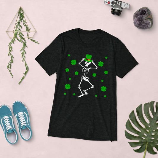 St. Patrick's, Dancing Bones, Unisex Short Sleeve, T-shirt