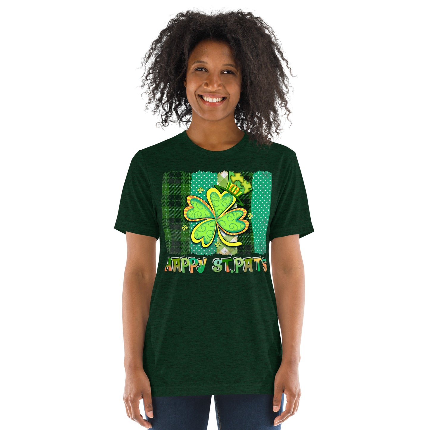 St. Patrick's, Happy St. Pat's, Unisex Short Sleeve, T-shirt