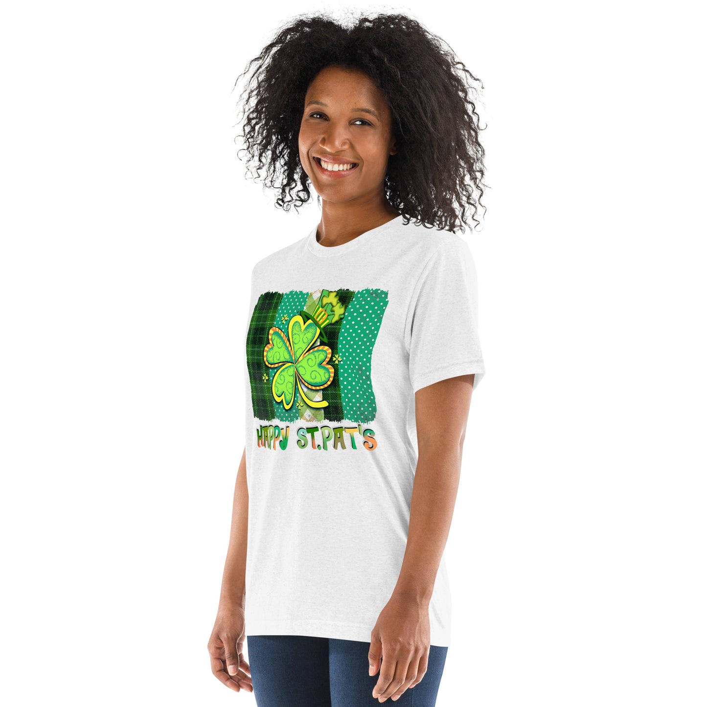 St. Patrick's, Happy St. Pat's, Unisex Short Sleeve, T-shirt