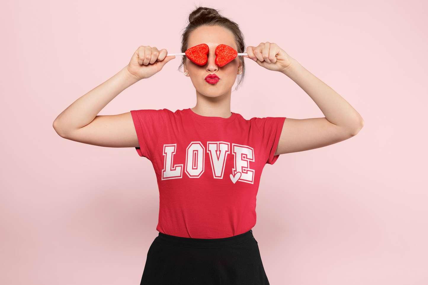 Unisex classic tee "Varsity Letters LOVE"