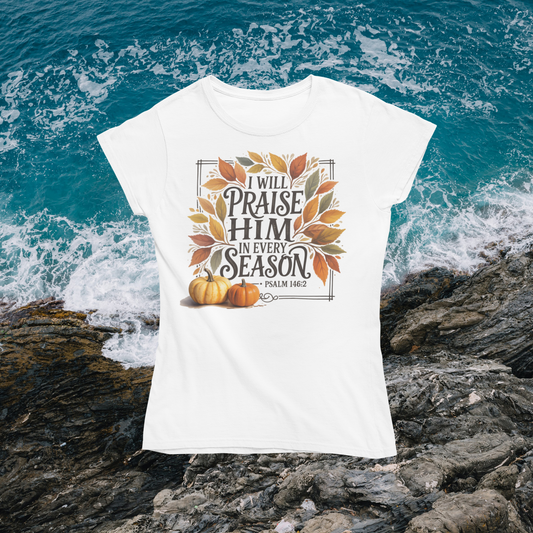 Softstyle, Unisex T-Shirt "I will Praise Him" Gildan 64000