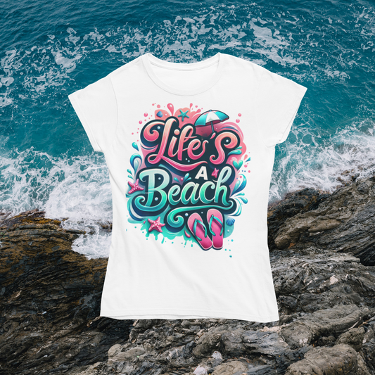 Unisex classic tee "LIFE'SA BEACH"