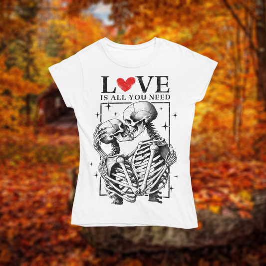 Short-Sleeve Unisex T-Shirt - Love is All You Need. Black- Gildan 64000