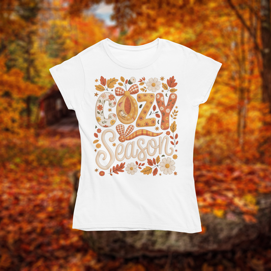 Softstyle, Unisex T-Shirt "Floral Cozy Season" Gildan 64000