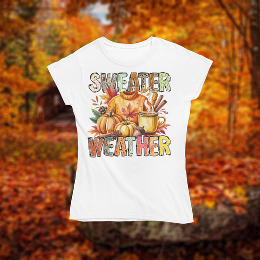 Softstyle, Unisex T-Shirt "Sweater Weather" Gildan 64000